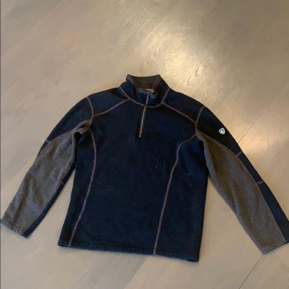 Boys half zip sweater.